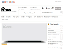 Tablet Screenshot of kaberperformance.com